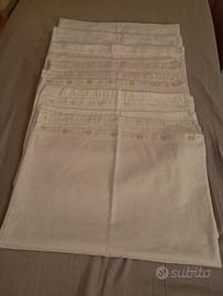Sette federe copricuscino in cotone 