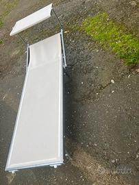 lettino da sdrio prendisole