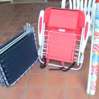 Tutto l'occorrente per la spiaggia o il giardino