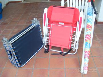 Tutto l'occorrente per la spiaggia o il giardino