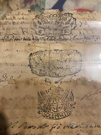 3 Antich manoscritti del 1700