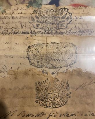 3 Antich manoscritti del 1700
