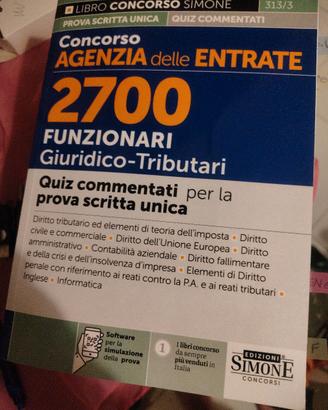 manuale concorso simone Agenzia delle entrate 