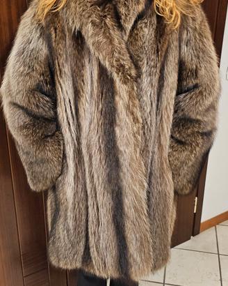 Pelliccia artigianale di volpe taglia 42/44