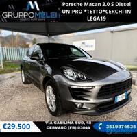 Porsche Macan 3.0 S Diesel UNIPRO *TETTO*CERCHI IN