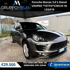 Porsche Macan 3.0 S Diesel UNIPRO *TETTO*CERCHI IN