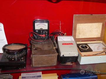 tester multimetro ohmmetro d'epoca elettronica