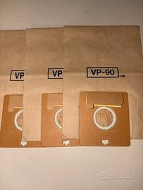 Sacchetti ricambio aspirapolvere. Mod. VP-90