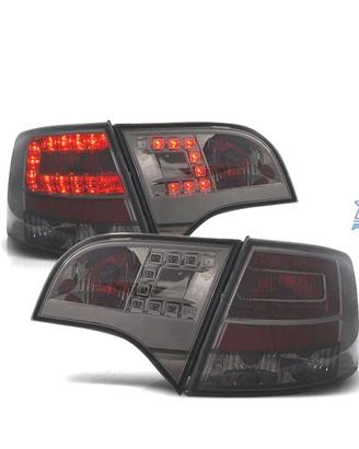 FANALI AUDI A4 B7 AVANT 05-08 LED FONDO CROMATO FU