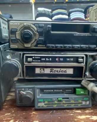 Lotto autoradio vintage