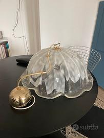 Lampada a sospensione vintage Murano “Fazzoletto”