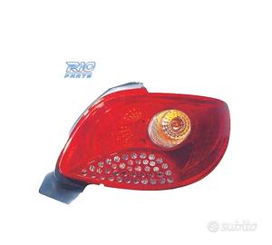 FANALE DESTRO PER PEUGEOT 206 PLUS 09- AMBRA ROSSO