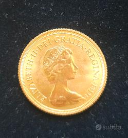 2 Sterline oro Elisab. II- 1966 qFDC + 1974 FDC