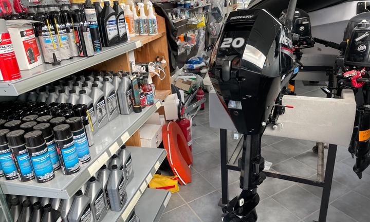 20cv MERCURY gambo corto- nuovo in PROMO STOCK