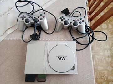 Lotto PlayStation 2 Slim (versione argento)