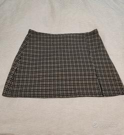 Minigonna scacchi verde