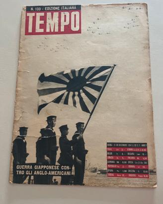 Rivista vintage TEMPO seconda guerra mondiale