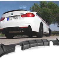 DIFUSORE BMW F32 F33 F36 LOOK M PERFORMANCE ABS