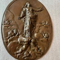 Formella in bronzo dell' 800