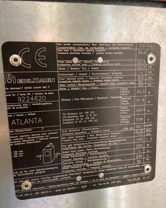 Caldaia a pellet Edilkamin 33 Atlanta