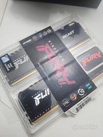 DDR4 RAM Kingston Fury Beast RGB 16GB 3200