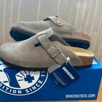 Birkenstock Boston Suede Beige 38 Nuove