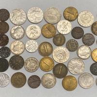 Lotto 46 monete Austria pre euro - circa 190 gr.
