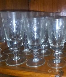 12 calici vino rosso 12 vino bianco + set Brandani