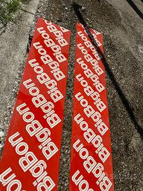 Coppia Insegne Vintage Agip Big Bon Petroliana