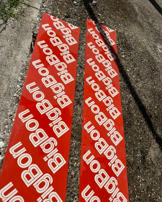 Coppia Insegne Vintage Agip Big Bon Petroliana