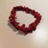 Bracciale in pasta di corallo rossa 