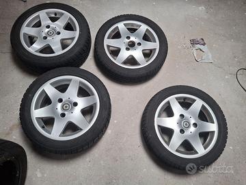 X SMART 450  4 cerchi in lega con gomme invernali