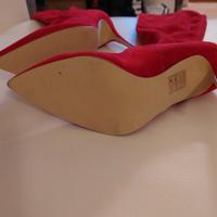 Stivali rossi overknees nuovi Steve Madden