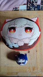 Plush Klee (24 cm) + Raiden (9 cm) Genshin Impact