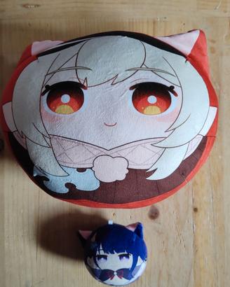 Plush Klee (24 cm) + Raiden (9 cm) Genshin Impact