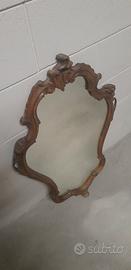 SPECCHIO ANNI '50 BAROCCO STILE CHIPPENDALE VINTAG