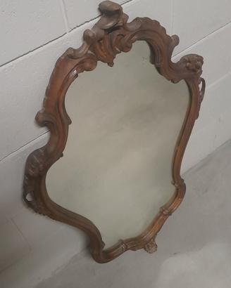 SPECCHIO ANNI '50 BAROCCO STILE CHIPPENDALE VINTAG