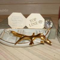 Soprammobile capodimonte e swarovski