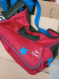 TRASPORTINO E MATERASSINO DA VIAGGIO CANI