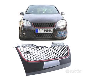 GRIGLIA VOLKSWAGEN VW GOLF 5 NERA ROSSA LOOK GTI