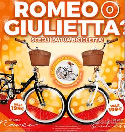 Coppia Bicicletta Romeo e Giulietta