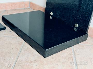 Basi in granito nero assoluto per hi-end