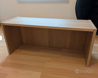 Modulo Top Per Libreria Ikea Billy 80 Rovere