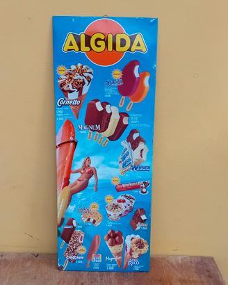 Insegna Tabella Gelati Algida