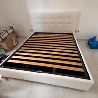 Letto matrimoniale in ecopelle 160x190