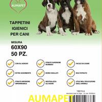 300 tappetini igienici  60 x 90 cani  traverse 