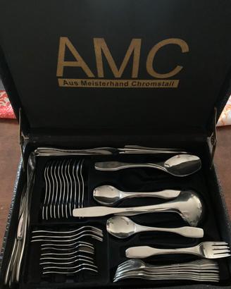 Set Posate da 12 AMC in acciaio