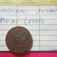 (449) - Antica Moneta Pio XI° (10cent)