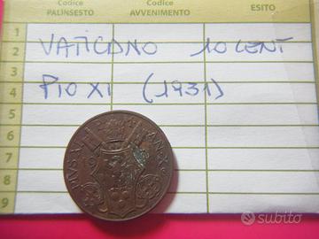(449) - Antica Moneta Pio XI° (10cent)