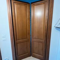 Porta Interni/Esterni Rovere massiccio con telaio